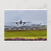 De Actie van de luchthaven Briefkaart (Voorkant)