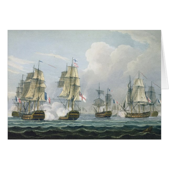 De actie van Sir Richard Strachan na de strijd van (Voorkant Horizontaal)