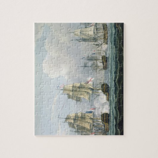 De actie van Sir Richard Strachan na de strijd van Legpuzzel (Verticaal)