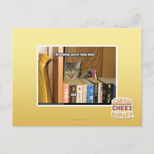 De activerende Geheime Deur van de Zaal Briefkaart (Voorkant)