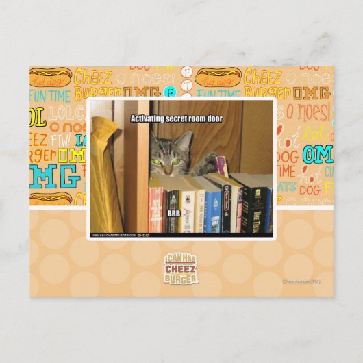 De activerende Geheime Deur van de Zaal Briefkaart (Voorkant)