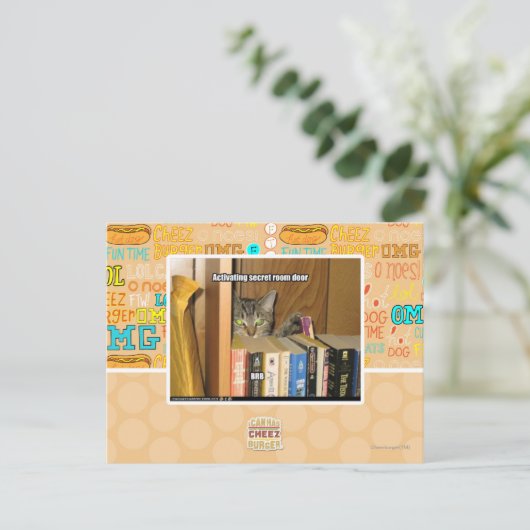 De activerende Geheime Deur van de Zaal Briefkaart (Staand voorkant)