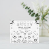 De Activiteit van de Wiskunde van het Kind van de  Briefkaart (Staand voorkant)