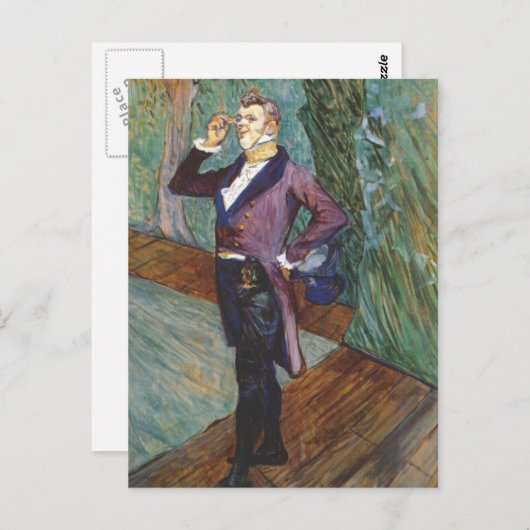 De Actor Henry Samary Briefkaart (Voorkant / Achterkant)