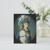 De actrice en zanger Praskovya Zhemchugova Briefkaart (Staand voorkant)