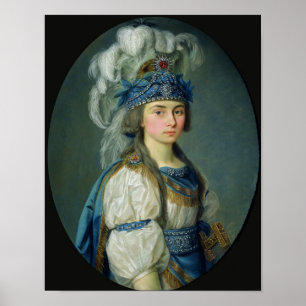 De actrice en zanger Praskovya Zhemchugova Poster