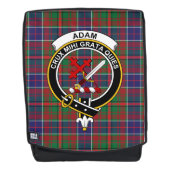 De Adam Ancient Clan Crest Tartan Plai Rugtassen (Voorkant)
