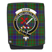De Adam Hunting Clan Crest Tartan Plai Rugtassen (Voorkant)
