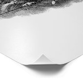 De adelaar draagt de Amerikaanse vlag Foto Afdruk (Hoek)