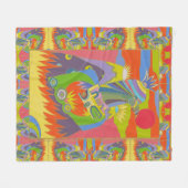 De Adelaar Fleece Deken (Voorkant (Horizontaal))