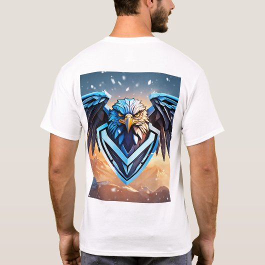 De adelaar is een symbool van moed t-shirt (Achterkant)