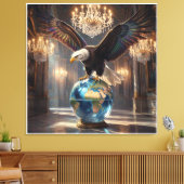 De Adelaar Is Geland I Canvas Afdruk (Insitu (Woonkamer))