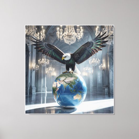 De Adelaar Is Geland VI Canvas Afdruk (Voorkant)