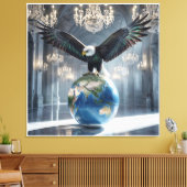 De Adelaar Is Geland VI Canvas Afdruk (Insitu (Woonkamer))