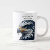 De adelaars staren grote koffiekop (Rechts)