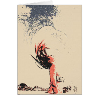 De adellijke geest, sexy meisje in bikini abstract