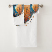 De adem - de essentie van het leven Keyring Bad Handdoek (Insitu)