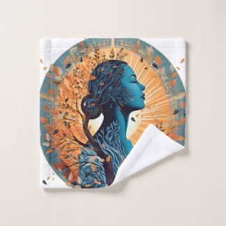 De adem - de essentie van het leven Keyring Bad Handdoek