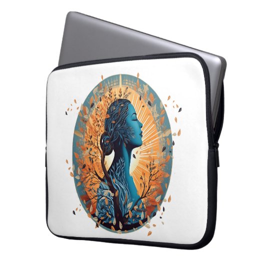 De adem – de essentie van het leven laptop sleeve (Voorkant Links)