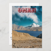 De adembenemende schoonheid van Oman Feestdagenkaart (Voorkant / Achterkant)