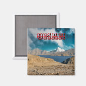 De adembenemende schoonheid van Oman Magneet (Voorkant / Achterkant)