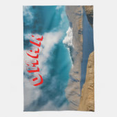 De adembenemende schoonheid van Oman Theedoek (Verticaal)