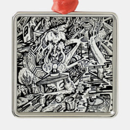 De Adept, of, een grillige Transfiguratie Metalen Ornament