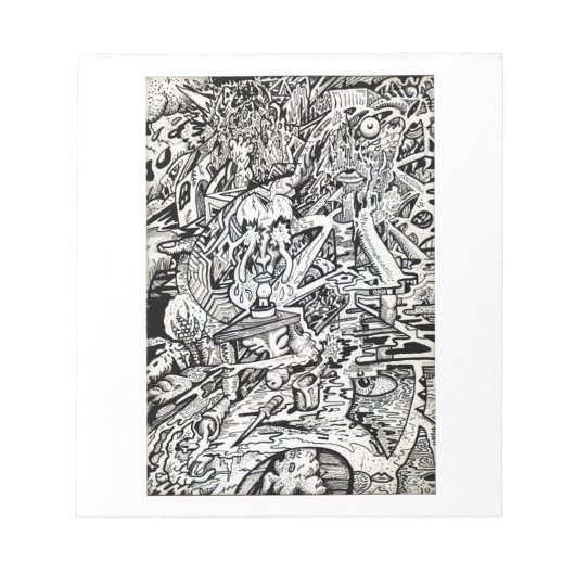 De Adept, of, een grillige Transfiguratie Notitieblok (Voorkant)