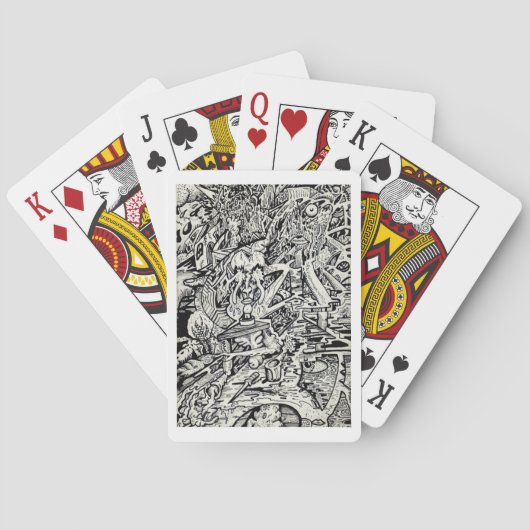 De Adept, of, een grillige Transfiguratie Pokerkaarten (Achterkant)