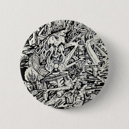 De Adept, of, een grillige Transfiguratie Ronde Button 5,7 Cm