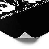 De ADHD Highway naar... Kijk, een eekhoorn. ADHD i Poster (Hoek)