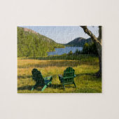 De Adirondack Chairs op het gras van de Jordaan Legpuzzel (Horizontaal)