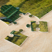 De Adirondack Chairs op het gras van de Jordaan Legpuzzel (Zijkant)