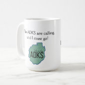 De Adirondacks roepen het Indische meer Mok (Voorkant links)