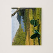 De Adirondackstoelen op het gazon van de Jordan Legpuzzel (Verticaal)