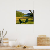 De Adirondackstoelen op het gazon van de Jordan Poster (Keuken)