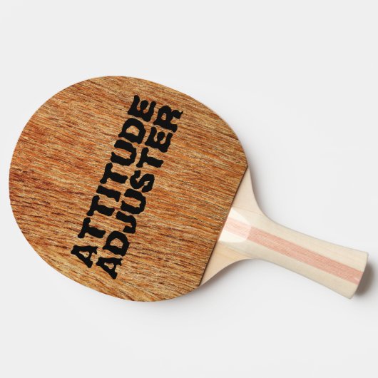 DE ADJUSTER VAN DE ATTITUDE PONG PADDLE TAFELTENNISBATJE (Zijkant)