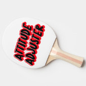 DE ADJUSTER VAN DE ATTITUDE PONG PADDLE TAFELTENNISBATJE (Zijkant)