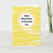 De administratieve Dag van Beroeps Kaart (Voorkant)