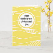 De administratieve Dag van Beroeps Kaart (Gele Bloem)