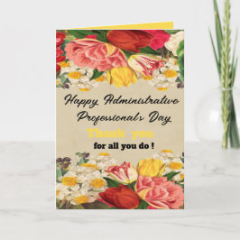 De administratieve professionals 2025 bedankkaart