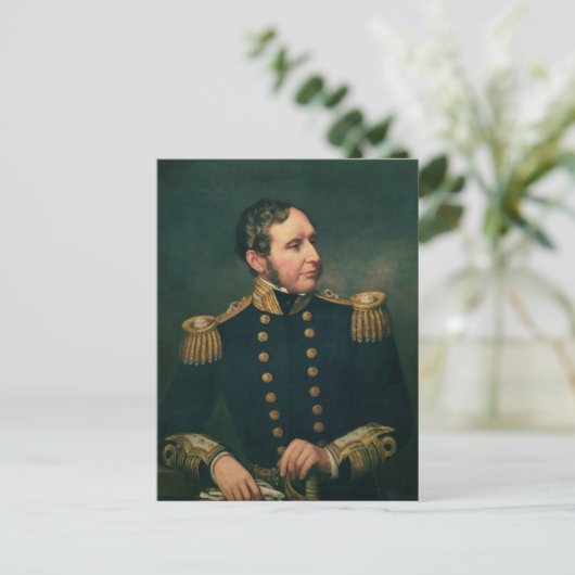De Admiraal Robert Fitzroy van de ondeugd Briefkaart (Staand voorkant)