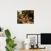 De adoratie van de schaaphersen, Giorgione Poster (Thuiskantoor)