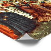 De adoratie van het mystisch lamsglas door de Eyck Poster (Hoek)