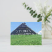 De Advertentie van de schuur op de Westerne Vlakte Briefkaart (Staand voorkant)