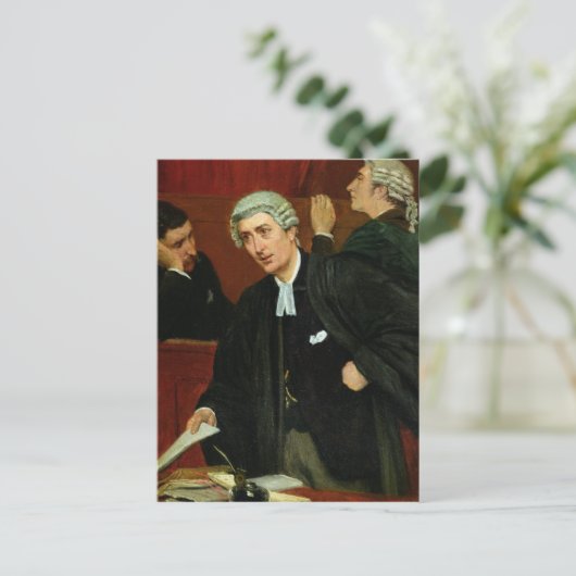 De advocaat briefkaart (Staand voorkant)