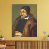 De advocaat canvas afdruk (Insitu (Woonkamer))