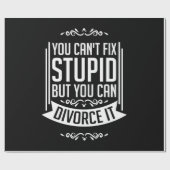 De advocaat kan het scheiden cadeaupapier (Vlak)