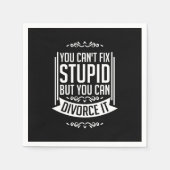 De advocaat kan het scheiden servet (Voorkant)