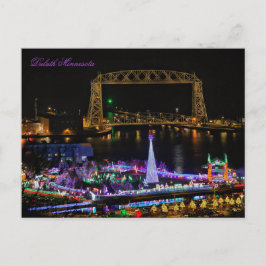 De Aerial Lift-brug en Bentleyville Minnesota Briefkaart
